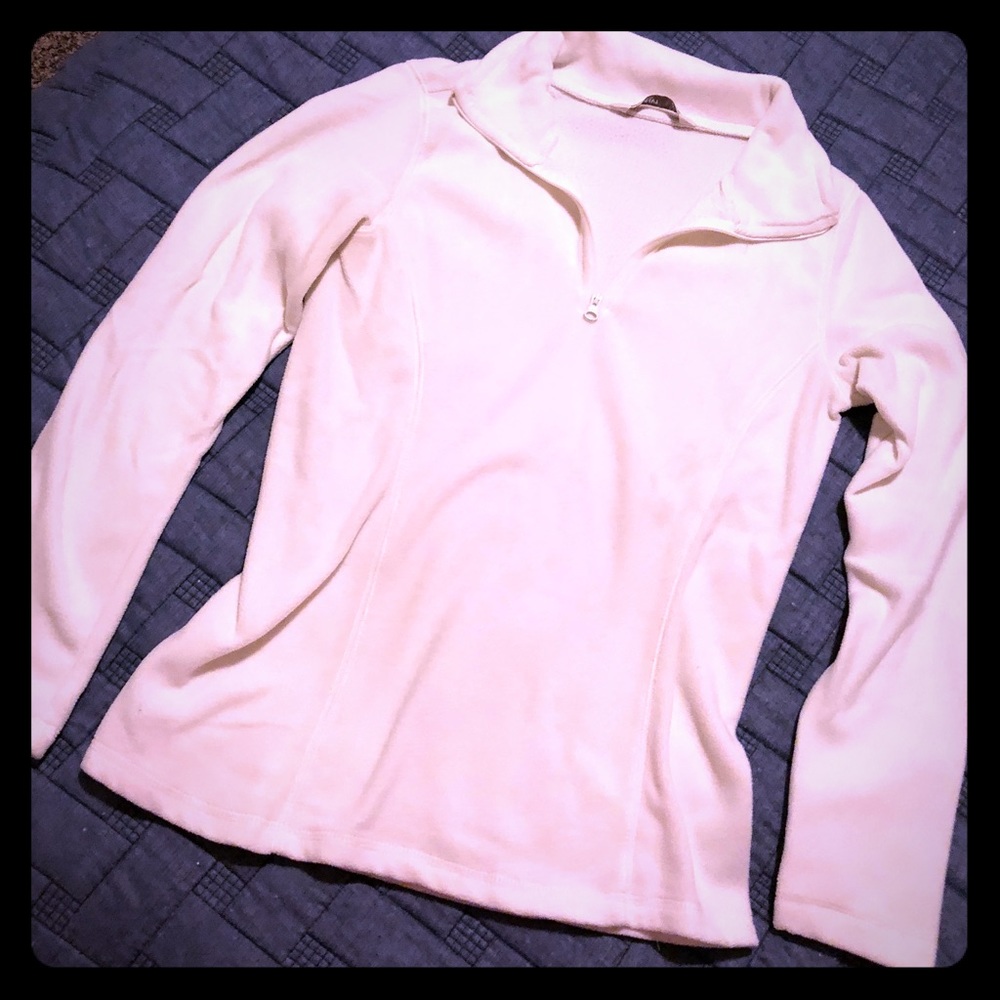 Old Navy zip-up Ivory cozy Fleece